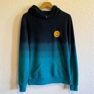 Aviator Nation Ombré Smiley Face Hoodie (sample)